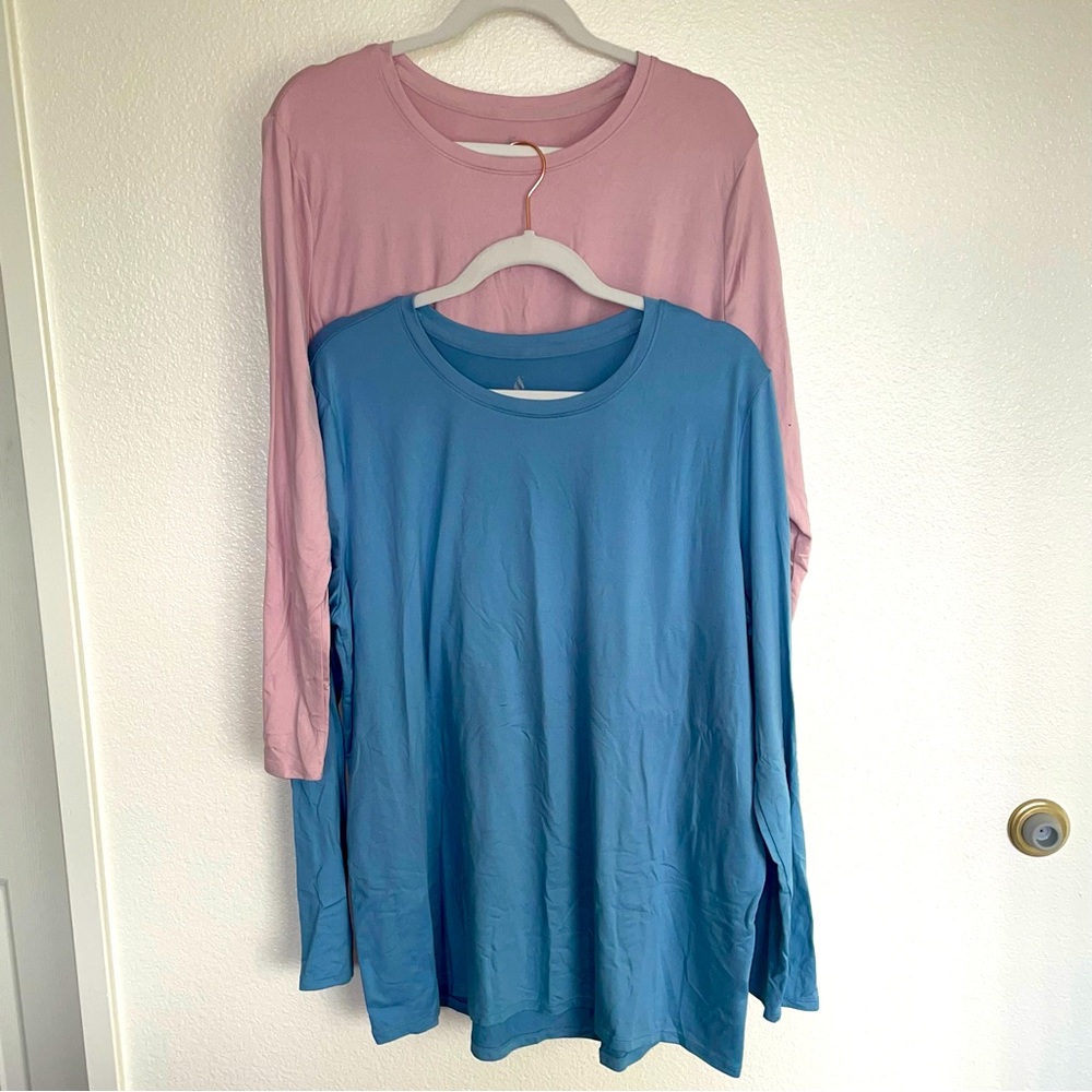 NWOT Two Sketchers Athletic Long Sleeve Tops, Size XL